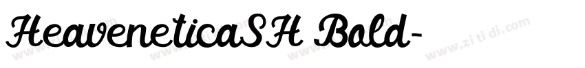 HeaveneticaSH Bold字体转换